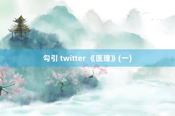 勾引 twitter 《医理》(一)