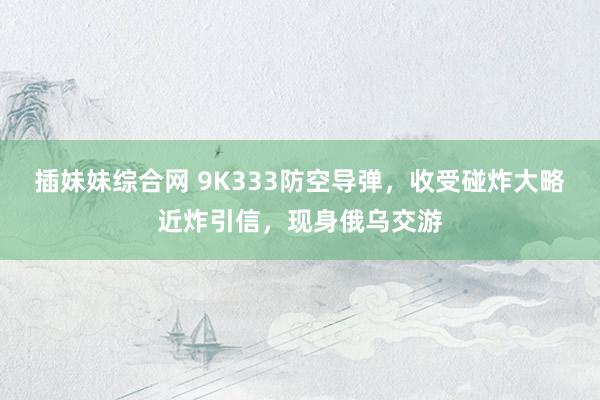 插妹妹综合网 9K333防空导弹，收受碰炸大略近炸引信，现身俄乌交游