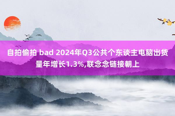 自拍偷拍 bad 2024年Q3公共个东谈主电脑出货量年增长1.3%，联念念链接朝上