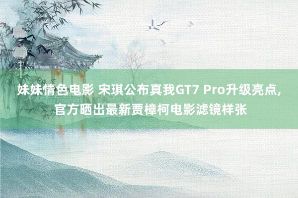 妹妹情色电影 宋琪公布真我GT7 Pro升级亮点, 官方晒出最新贾樟柯电影滤镜样张