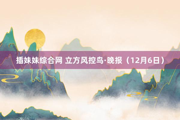 插妹妹综合网 立方风控鸟·晚报（12月6日）