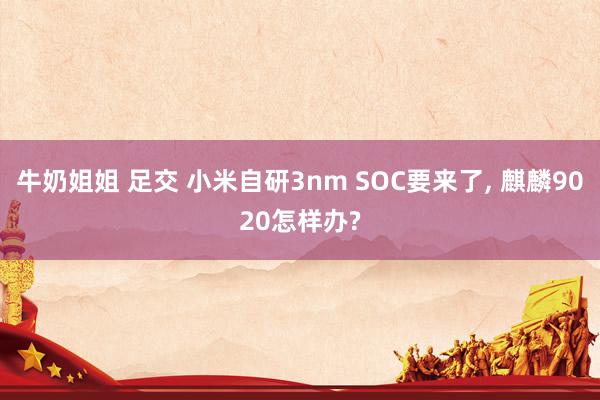 牛奶姐姐 足交 小米自研3nm SOC要来了， 麒麟9020怎样办?