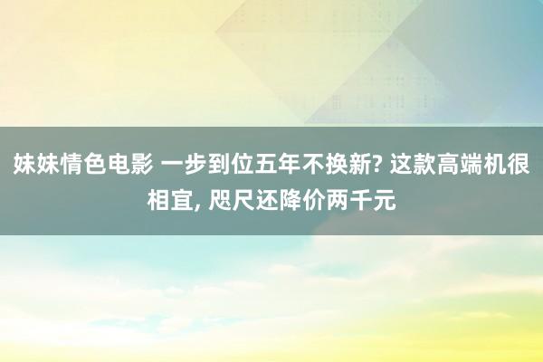 妹妹情色电影 一步到位五年不换新? 这款高端机很相宜， 咫尺还降价两千元